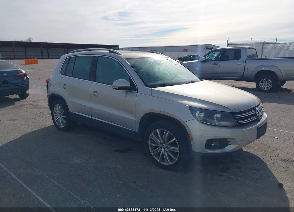 2012 VOLKSWAGEN TIGUAN SE VIN: WVGBV7AX2CW603477