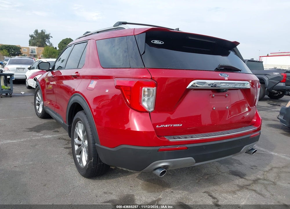 2021 FORD EXPLORER LIMITED VIN: 1FMSK7FH6MGA95536