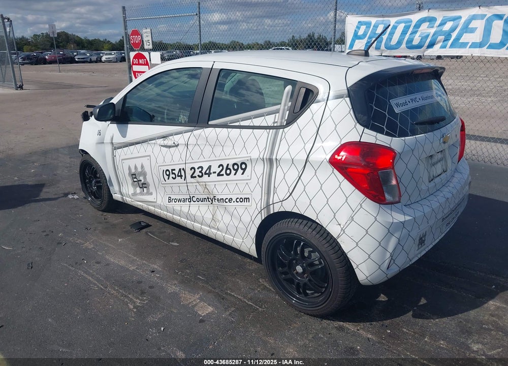 2020 CHEVROLET SPARK FWD LS AUTOMATIC VIN: KL8CB6SA1LC462918