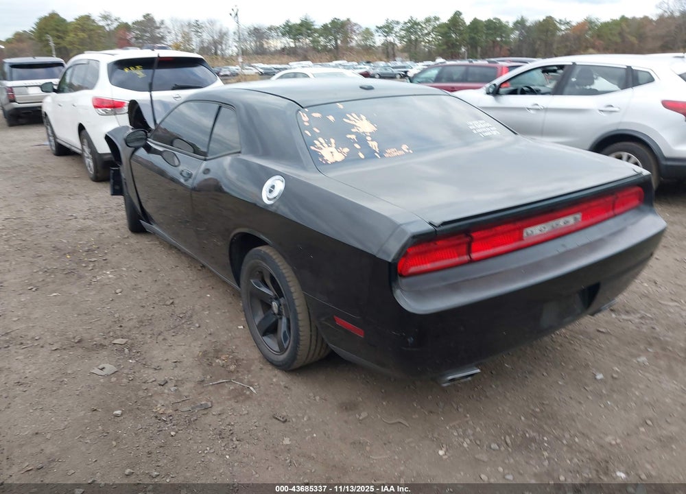 2013 DODGE CHALLENGER VIN: 2C3CDYAG8DH562570