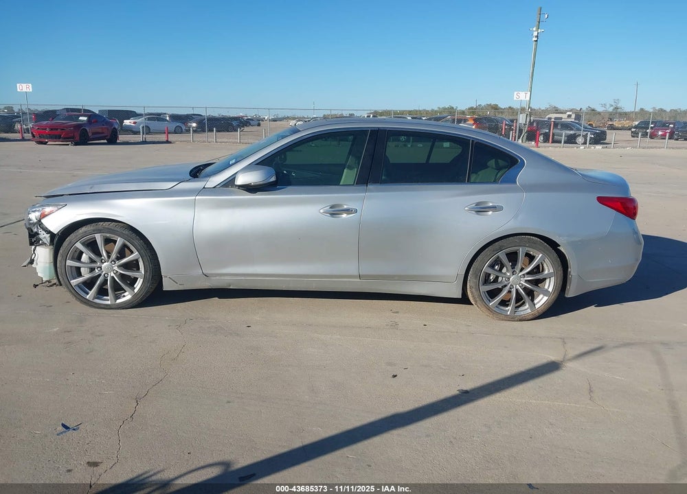 2014 INFINITI Q50 HYBRID SPORT VIN: JN1AV7AR7EM701830