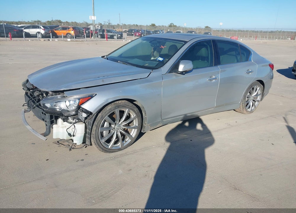 2014 INFINITI Q50 HYBRID SPORT VIN: JN1AV7AR7EM701830