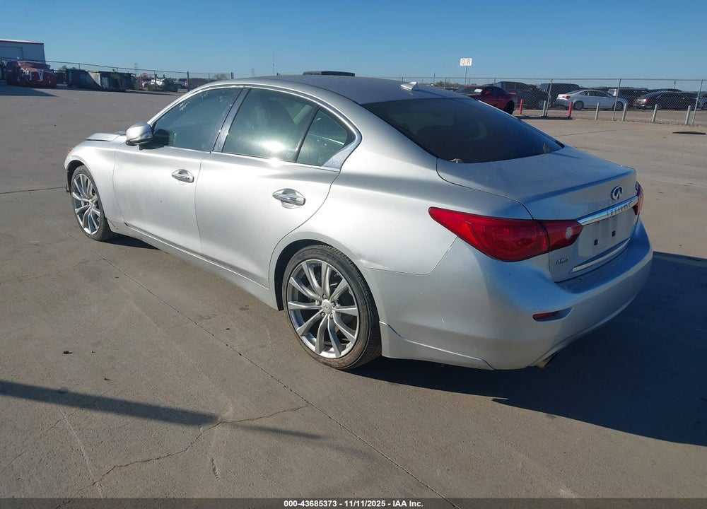 2014 INFINITI Q50 HYBRID SPORT VIN: JN1AV7AR7EM701830