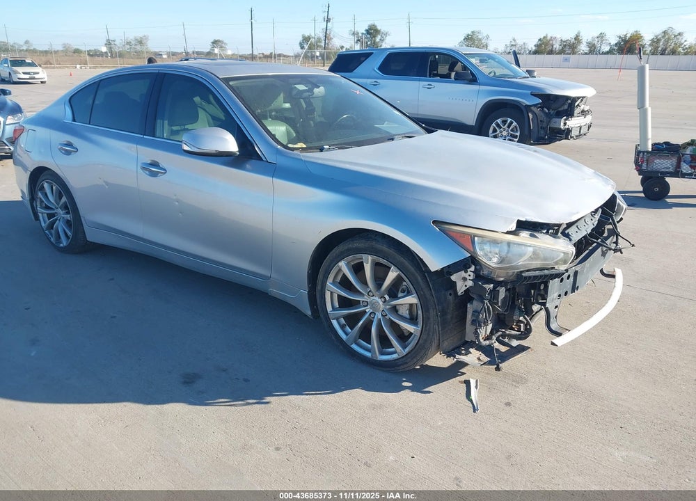 2014 INFINITI Q50 HYBRID SPORT VIN: JN1AV7AR7EM701830