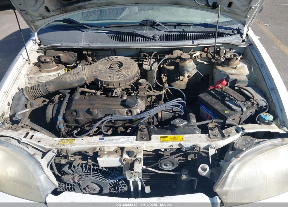 1996 GEO METRO VIN: 2C1MR2291T6711780