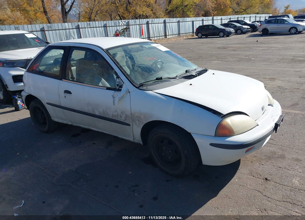 1996 GEO METRO VIN: 2C1MR2291T6711780