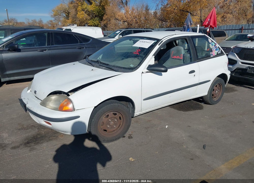 1996 GEO METRO VIN: 2C1MR2291T6711780