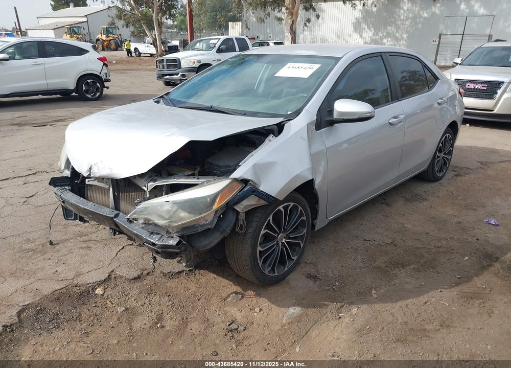 2015 TOYOTA COROLLA VIN: 5YFBURHE2FP298695
