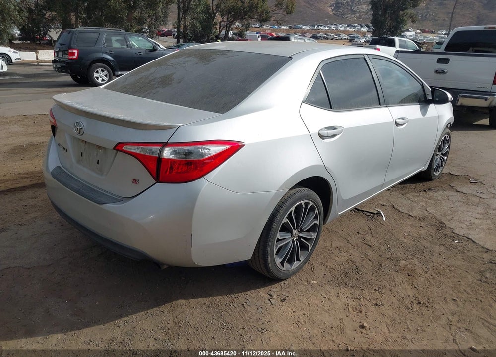 2015 TOYOTA COROLLA VIN: 5YFBURHE2FP298695