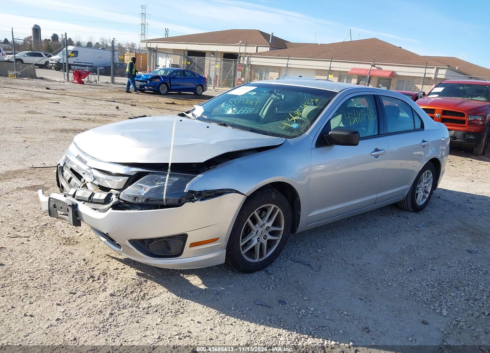 2012 FORD FUSION S VIN: 3FAHP0GA4CR350710