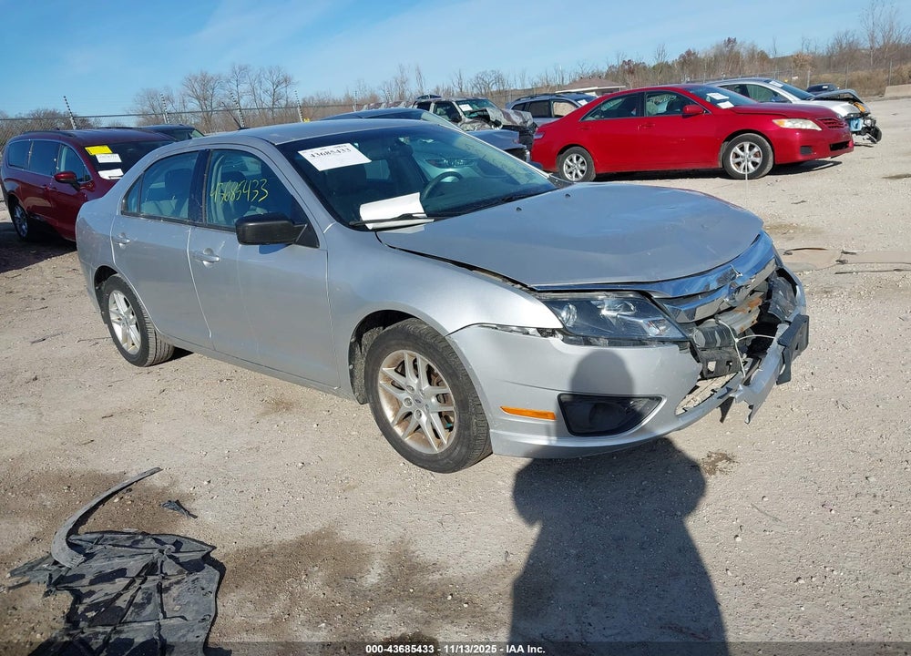 2012 FORD FUSION S VIN: 3FAHP0GA4CR350710