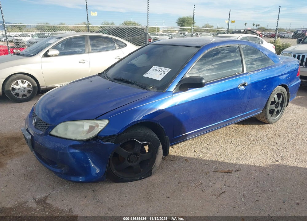 2005 HONDA CIVIC VP VIN: 1HGEM22195L016300