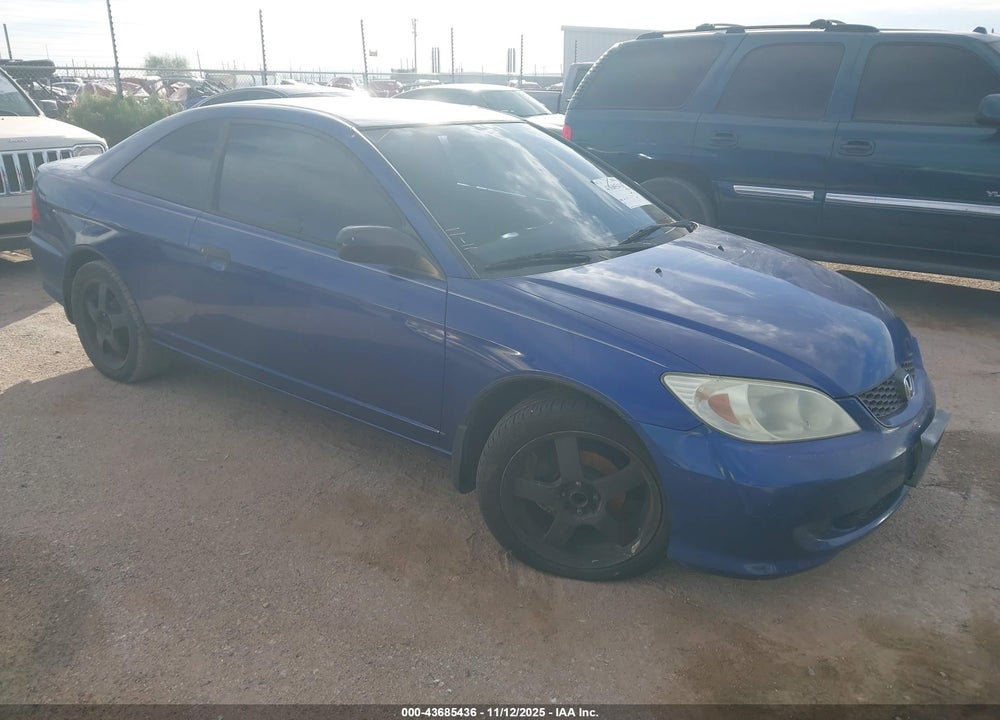 2005 HONDA CIVIC VP VIN: 1HGEM22195L016300