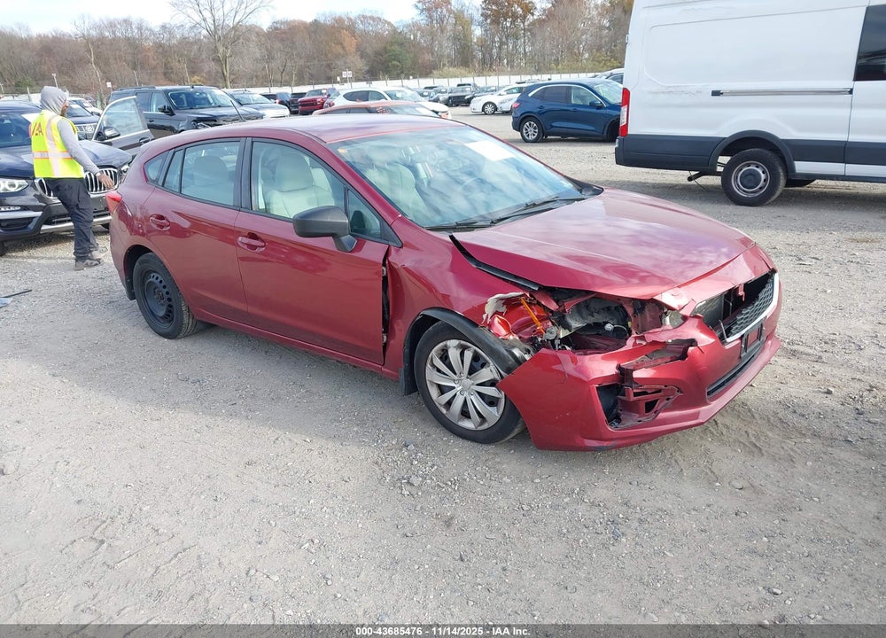 2018 SUBARU IMPREZA 2.0I VIN: 4S3GTAA68J3701707