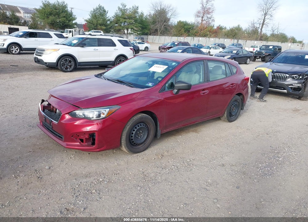 2018 SUBARU IMPREZA 2.0I VIN: 4S3GTAA68J3701707