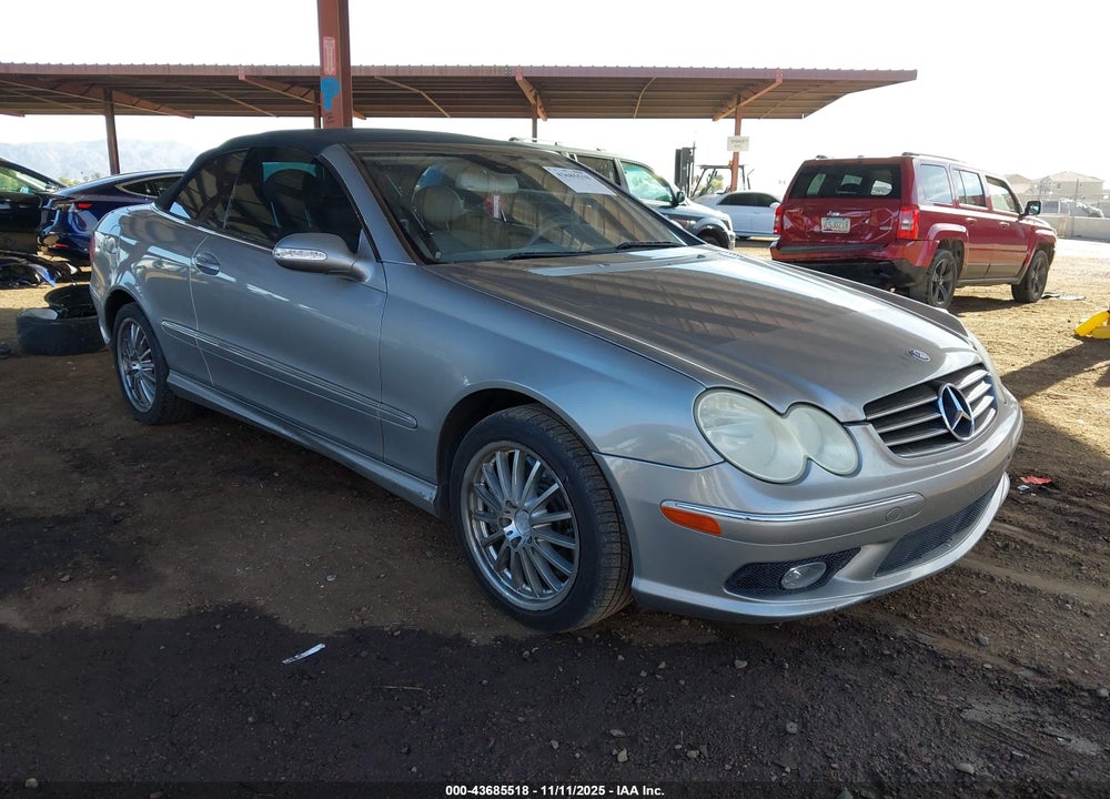 2005 MERCEDES-BENZ CLK 500 VIN: WDBTK75J55F148360