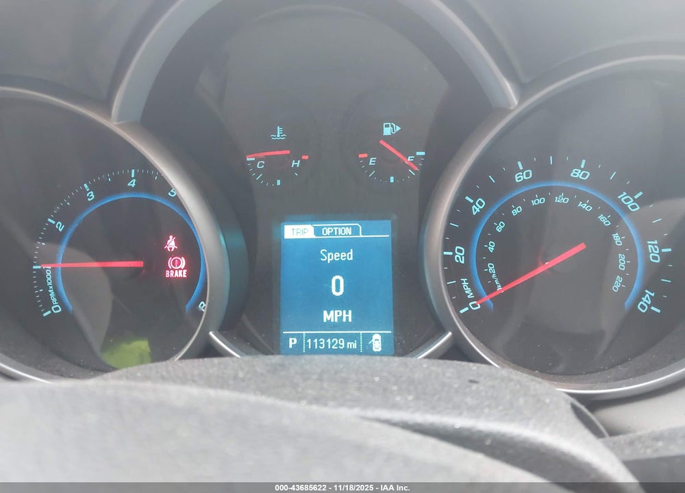 2013 CHEVROLET CRUZE VIN: 1G1PA5SGXD7295357