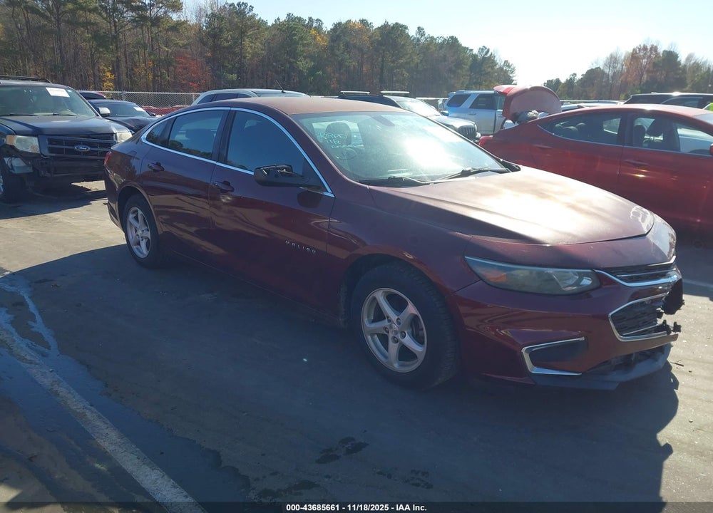 2016 CHEVROLET MALIBU LS VIN: 1G1ZB5STXGF250609