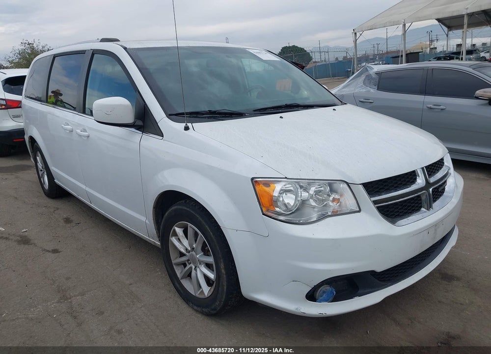 2018 DODGE GRAND CARAVAN SXT VIN: 2C4RDGCG9JR223321