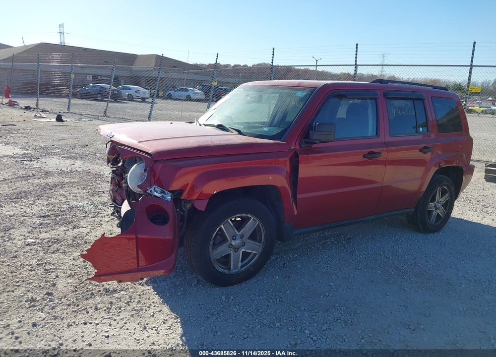 2008 JEEP PATRIOT SPORT VIN: 1J8FF28W38D639578