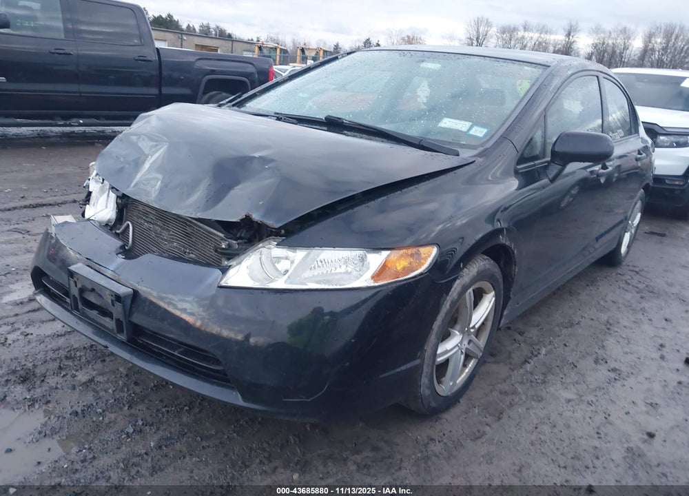 2008 HONDA CIVIC LX VIN: 2HGFA16568H338995