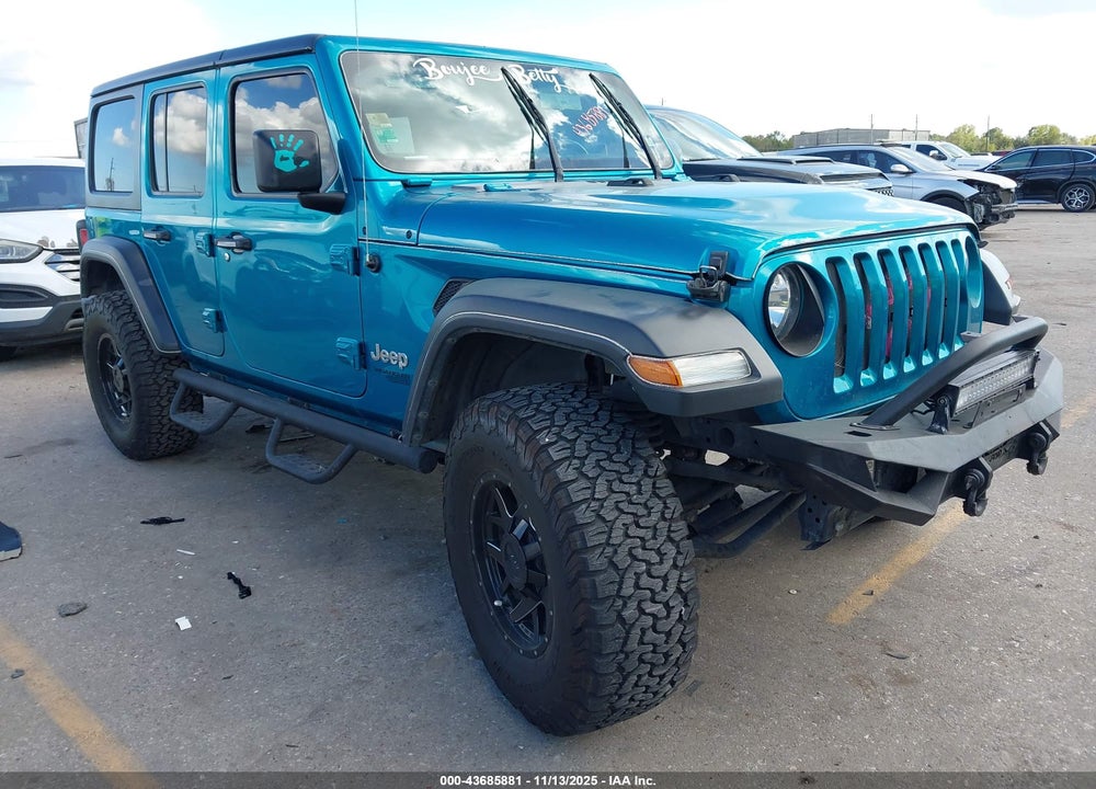 2019 JEEP WRANGLER UNLIMITED SPORT S 4X4 VIN: 1C4HJXDG1KW602714