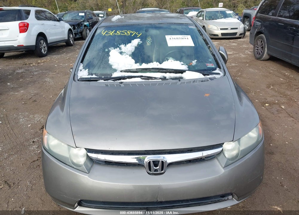 2008 HONDA CIVIC LX VIN: 2HGFA16568H332646
