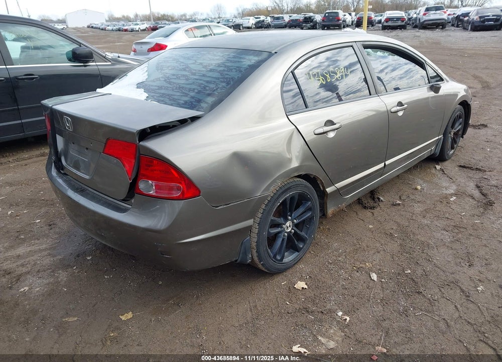 2008 HONDA CIVIC LX VIN: 2HGFA16568H332646