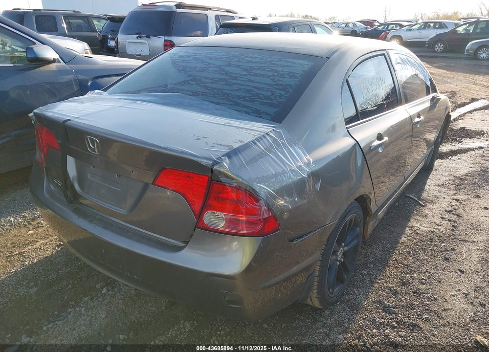 2008 HONDA CIVIC LX VIN: 2HGFA16568H332646