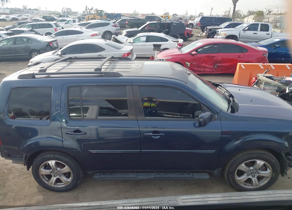 2012 HONDA PILOT EX-L VIN: 5FNYF3H63CB034967