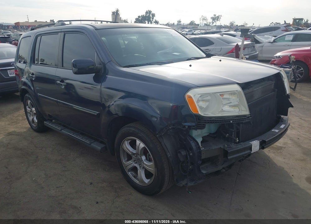 2012 HONDA PILOT EX-L VIN: 5FNYF3H63CB034967