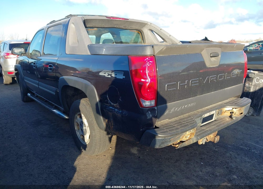 2005 CHEVROLET AVALANCHE 1500 LT VIN: 3GNEK12Z05G137354