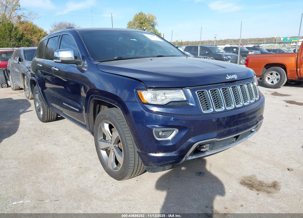 2014 JEEP GRAND CHEROKEE OVERLAND VIN: 1C4RJFCT4EC493992