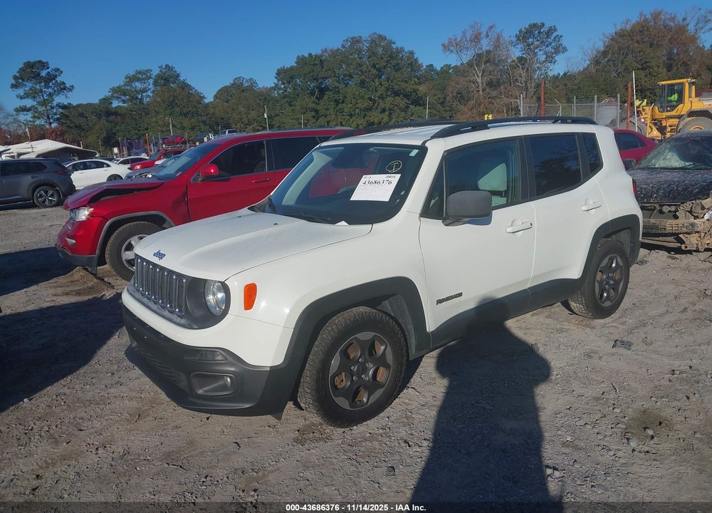 2018 JEEP RENEGADE LATITUDE FWD VIN: ZACCJABH2JPH64317
