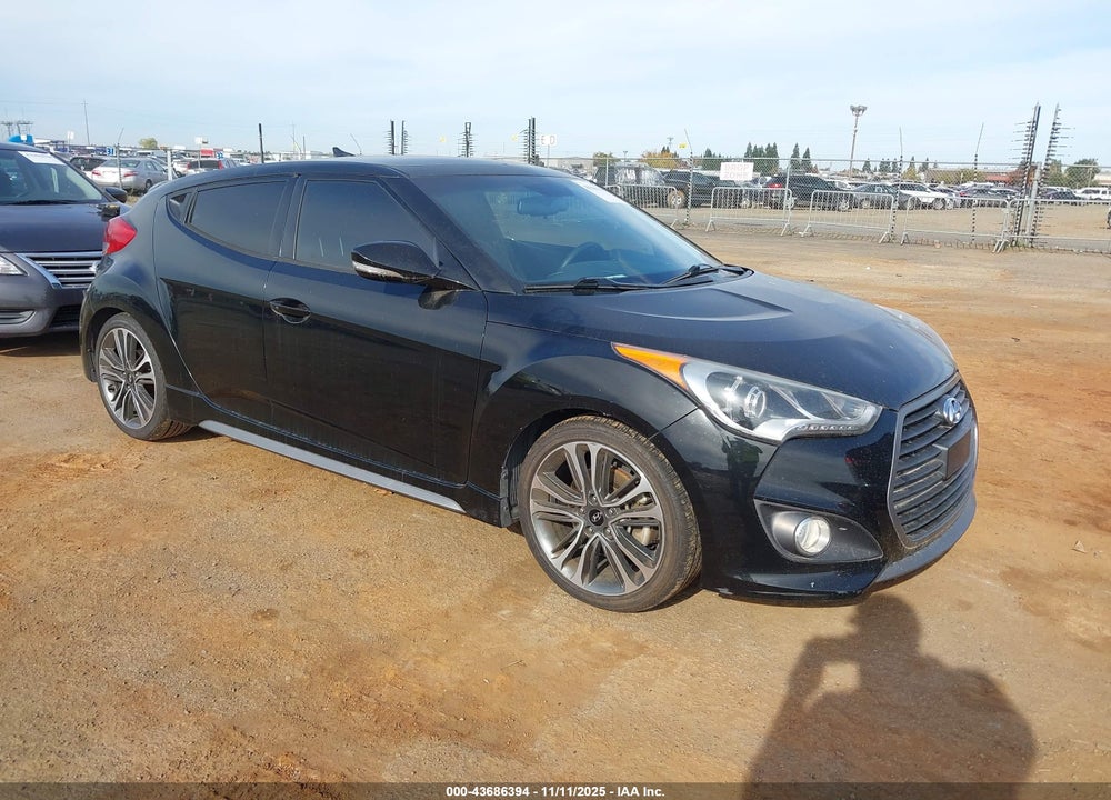 2016 HYUNDAI VELOSTER TURBO VIN: KMHTC6AE9GU292277