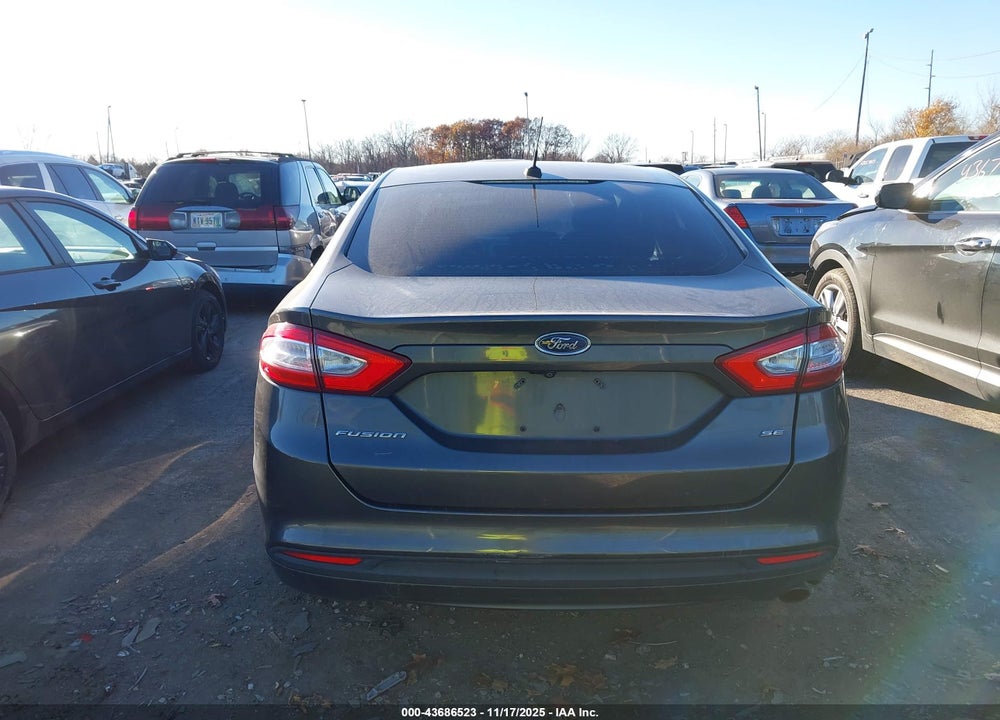 2016 FORD FUSION SE VIN: 3FA6P0H79GR219322
