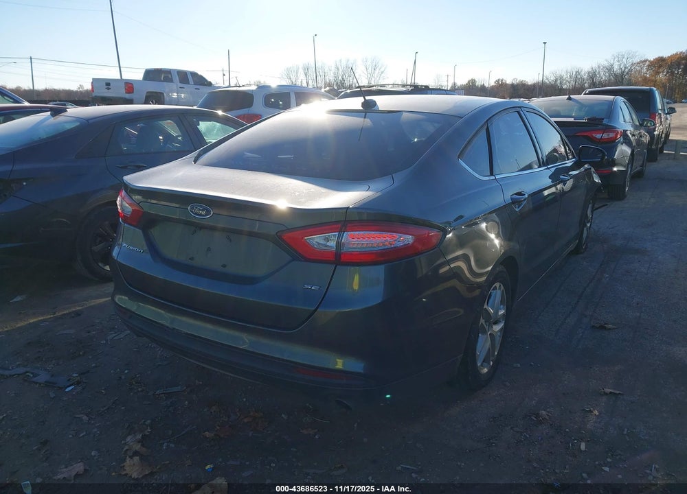 2016 FORD FUSION SE VIN: 3FA6P0H79GR219322