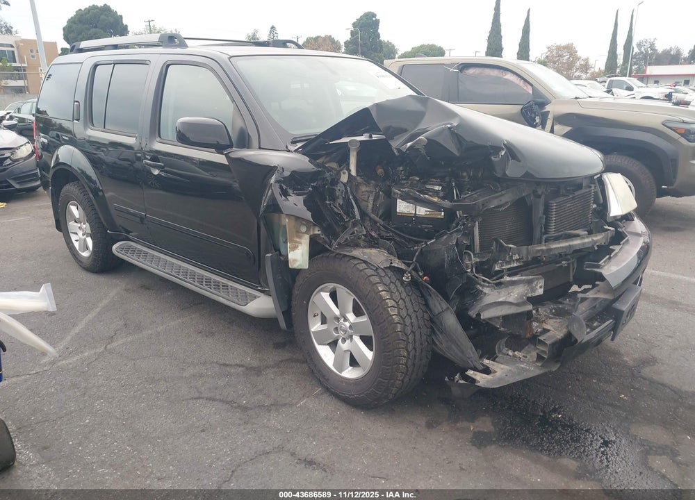 2012 NISSAN PATHFINDER SV VIN: 5N1AR1NN0CC633665