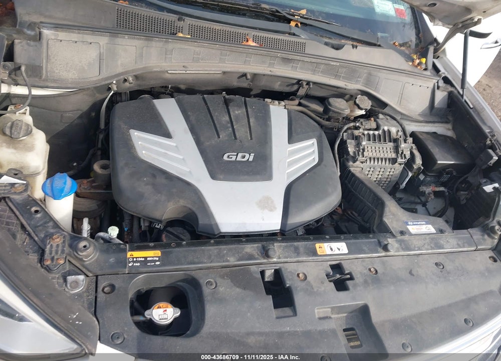 2013 HYUNDAI SANTA FE GLS VIN: KM8SMDHF8DU014137