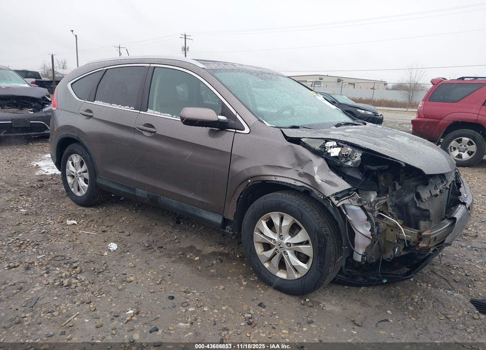2013 HONDA CR-V EX-L VIN: 5J6RM4H71DL006490