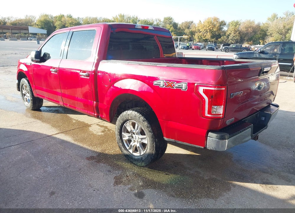 2015 FORD F-150 XLT VIN: 1FTEW1EF0FKE47853