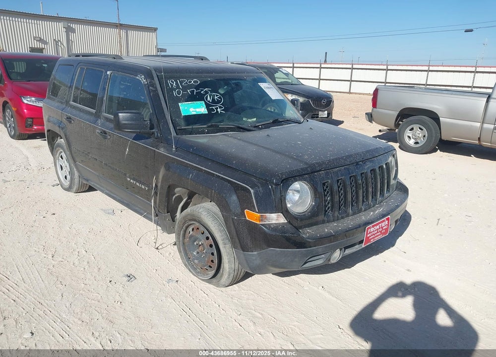2016 JEEP PATRIOT SPORT VIN: 1C4NJPBA6GD670365