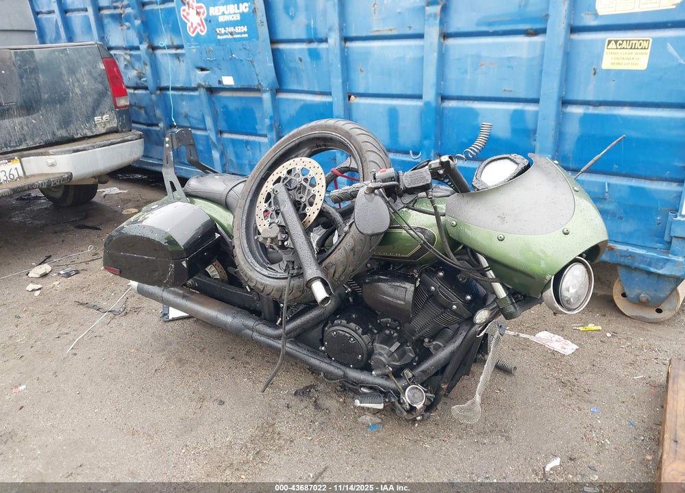 2015 YAMAHA XVS1300 CUC VIN: JYAVP33Y6FA001155