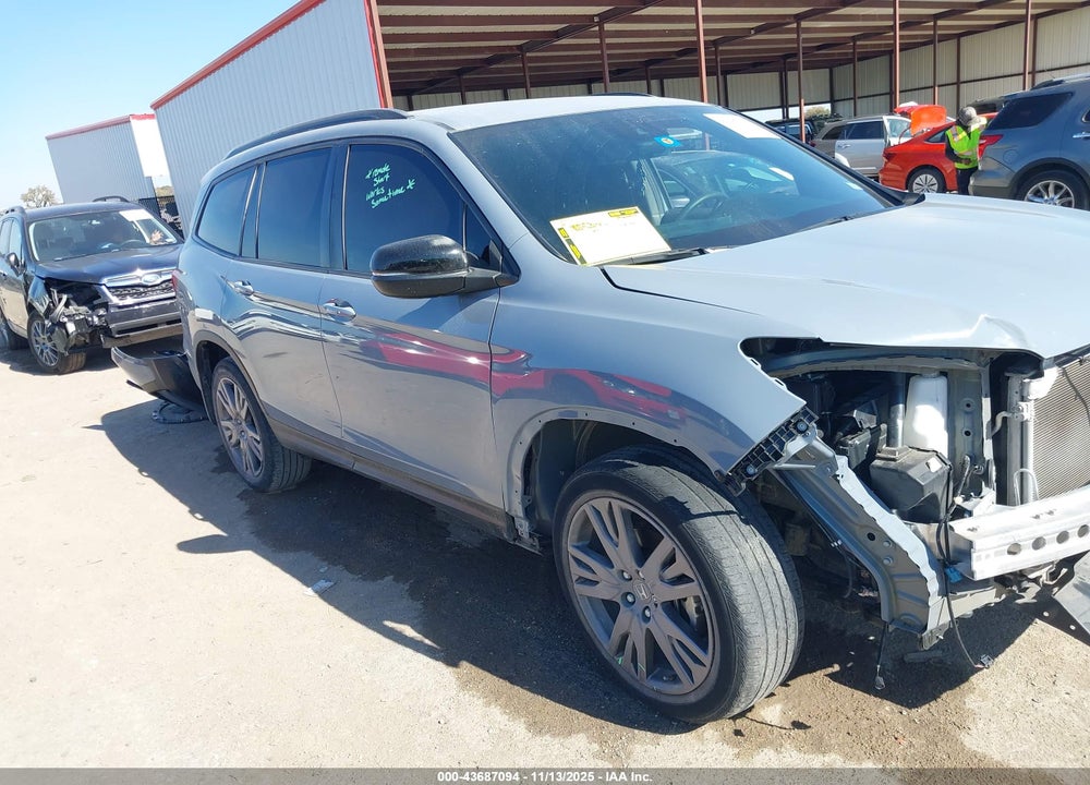 2022 HONDA PILOT AWD SPORT VIN: 5FNYF6H31NB104203