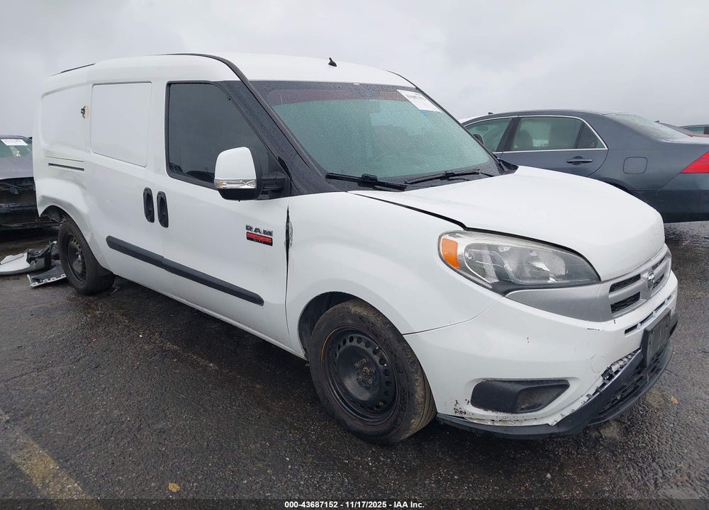 2016 RAM PROMASTER CITY TRADESMAN SLT VIN: ZFBERFBT9G6B20799