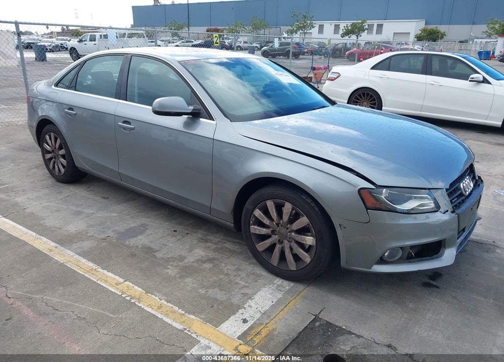 2010 AUDI A4 2.0T PREMIUM VIN: WAUFFAFL5AA048859