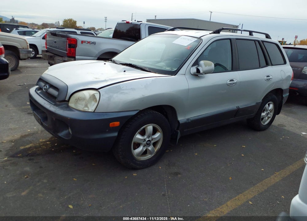 2006 HYUNDAI SANTA FE VIN: KM8SC13E76U092976