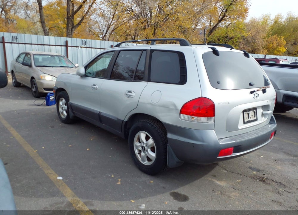 2006 HYUNDAI SANTA FE VIN: KM8SC13E76U092976