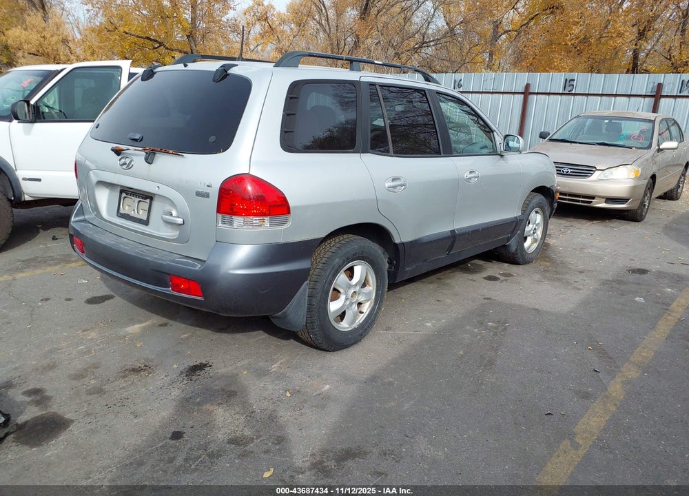 2006 HYUNDAI SANTA FE VIN: KM8SC13E76U092976