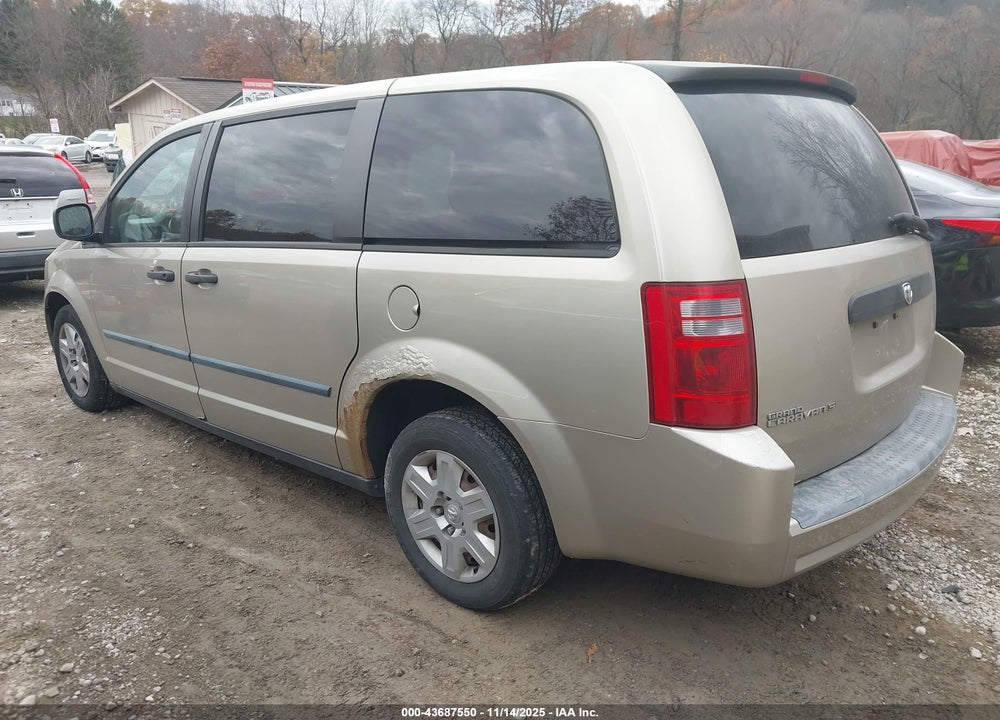 2008 DODGE GRAND CARAVAN SE VIN: 1D8HN44H68B192103